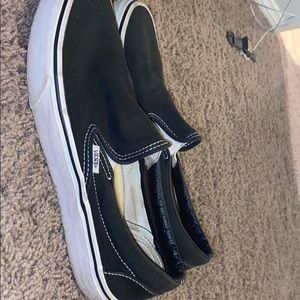 Black slip on vans